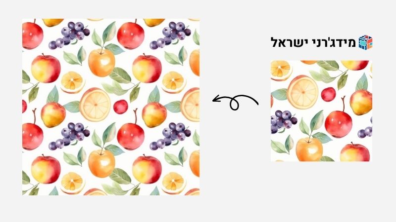 Fresh Fruits Seamless Pattern, Digital Watercolor Fruits on White Background Seamless Pattern File for Commercial Use, Kitchen Pattern tile v 5