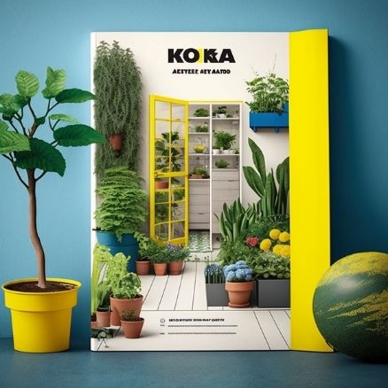 IKEA guide of a garden --v 4 --v 5