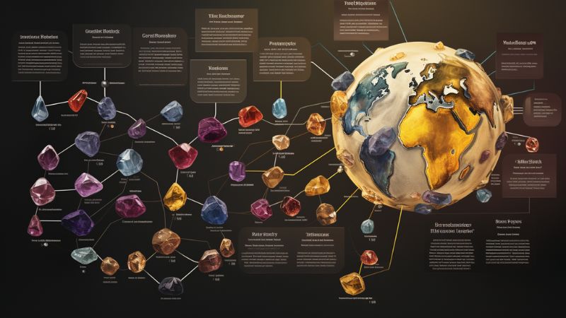 a story flow chart, Gemstones by geographic location in the world ar 16 9 v 5.2