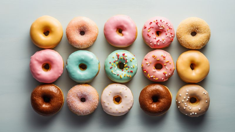 knolling donuts